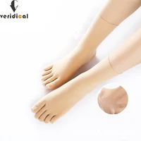 veridical 5 pairslot nylon woman man five finger socks thin compression silk toe socks solid fashions meias feminino sokken