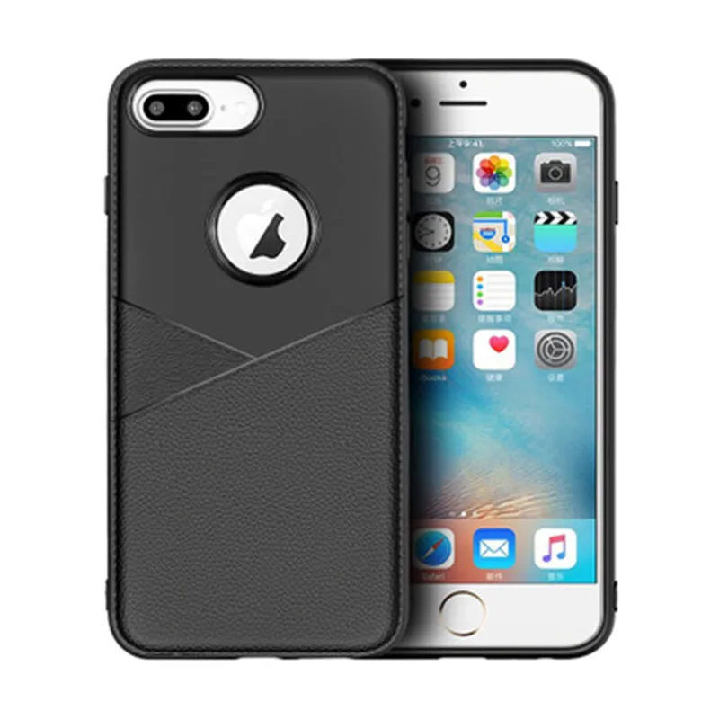 Для iPhone 7 Чехол для мобильного телефона бизнес 8plus xs max кожаный ТПУ защитный чехол
