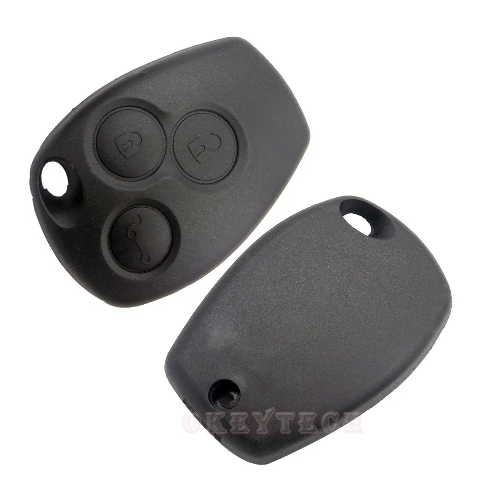 OkeyTech 10 шт./лот новейший 3 кнопки дистанционного ключа FOB оболочка для Renault Clio Modus