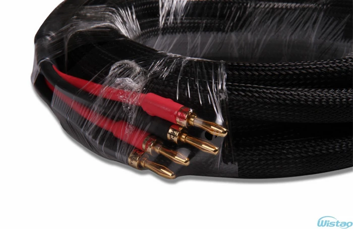 Кабель для подключения динамика HIFI s 5N OFC MCA Plug 8 шт. однокристальный медный провод