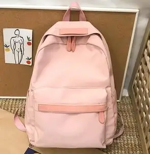 pink MXJ1369 Женский рюкзак, водонепроницаемый женский рюкзак, портативный рюкзак, дорожная сумка, рюкзак для девушек-подростков, Mochilas INS - Цвет: pink MXJ1369