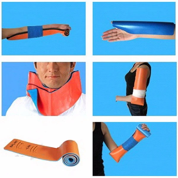 Reusable Medical Splint Roll First Aid EMT Bag Rolled Outdoor Family Emergency Fracture Fixed for Neck Leg Arm Injuries  Безопасность