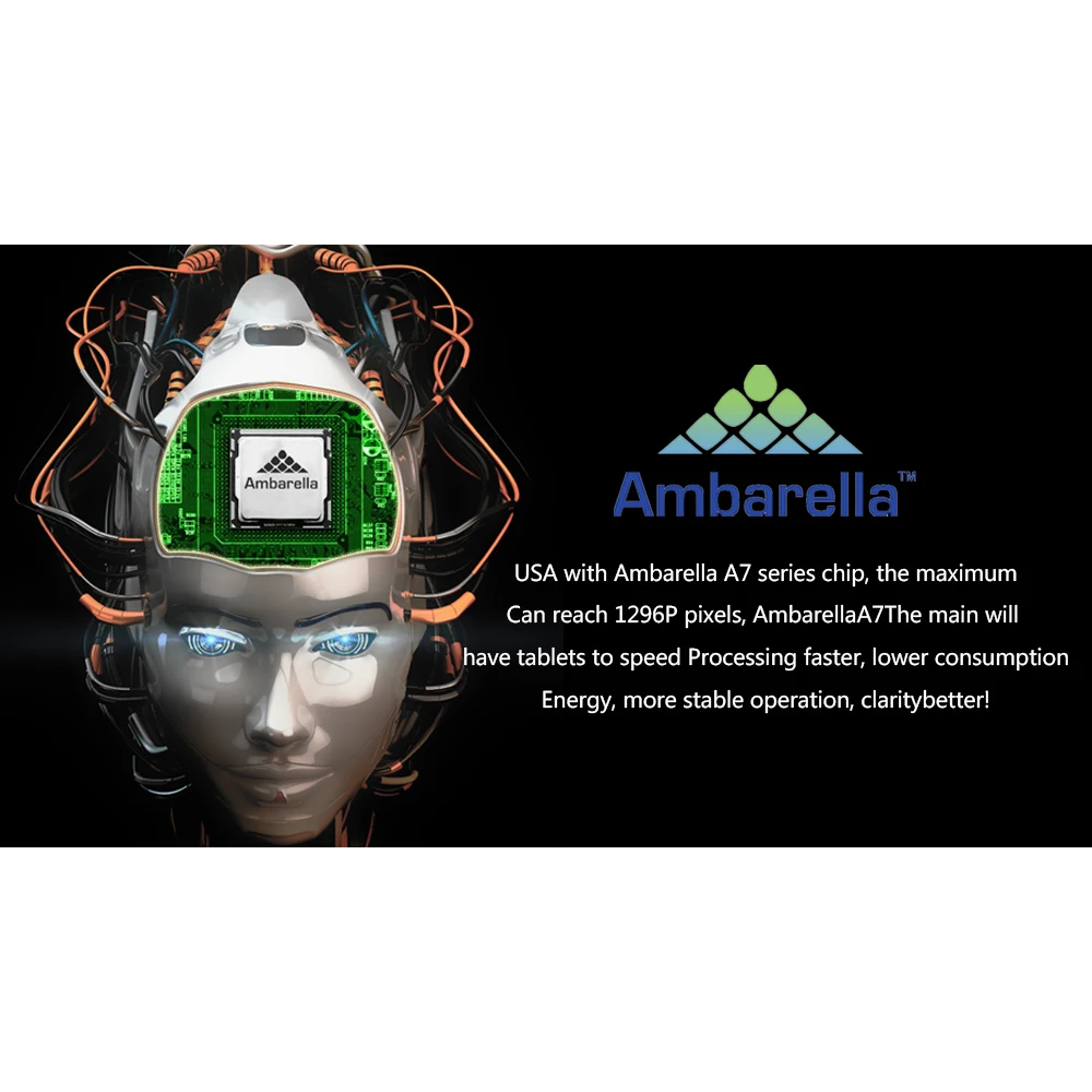 Junsun A799 Ambarella A7 Максимальное разрешение Full HD 1296 P Видеорегистраторы для