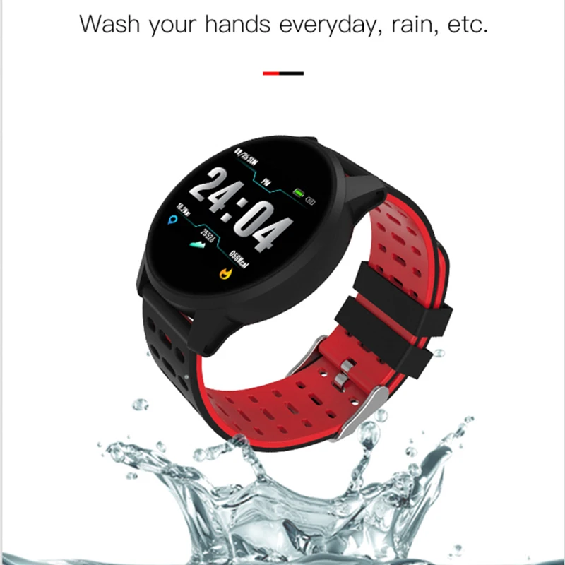 Мужские умные часы пульсометр кислородный монитор фитнес трекер Bluetooth шагомер