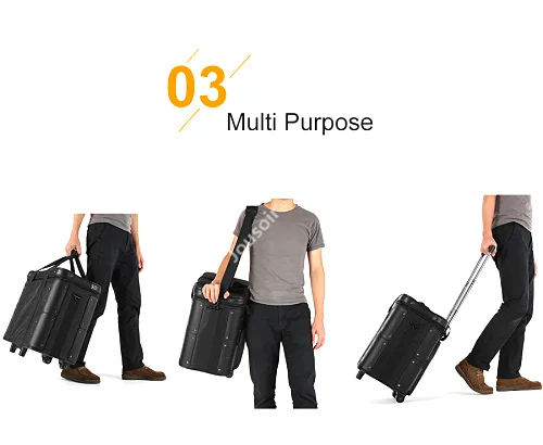 Roller Bag for Photography Photo Video Studio on Location Shoots Outdoor Shooting Draw-Bar Box Stuido Flash Carry Case CD50 | Электроника
