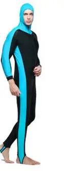 2015 мужчины защита от солнца подводное плавание цельный купальник лоскутные