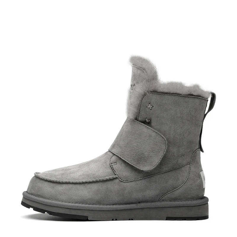 2018 ауиу Австралия замши крюк ремень круглый носок резиновой подошве зимние