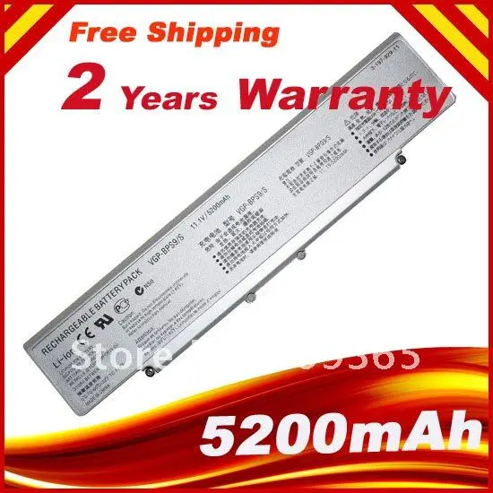 Silver Laptop battery for SONY VAIO VGP BPS9 BPS10 BPL9 BPL10 VGP-BPL9 VGP-BPS9A/B VGP-BPS9/S VGP-BPS9A/S VGP-BPS9/B | Компьютеры и
