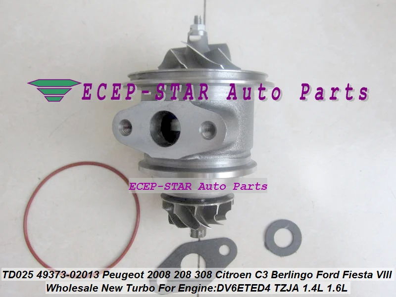 Турбокартридж CHRA 49373 02013 02003 02002 0375Q9 для Citroen C3 Berlingo 2 Peugeot 2008 208 308 DV6ETED4 л HDI|turbo