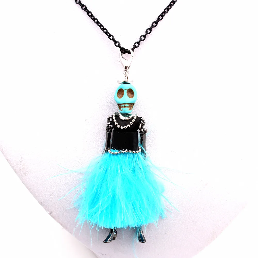 Ожерелье с кисточками для танцевальной куклы ручной работы цепочка на свитер