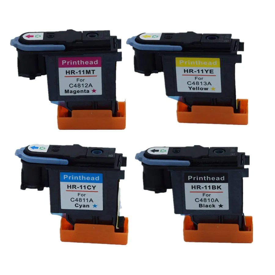YI LE CAI совместимая печатающая головка для HP 11 hp C4810A C4811A C4812A C4813A 1000 1100 1200 2200 2280 2300 2600
