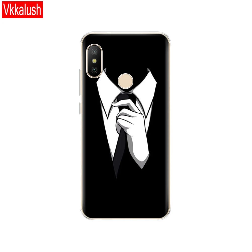 80054 Силиконовый чехол для телефона для Xiaomi mi A2 LITE, чехол с полной защитой, мягкая задняя крышка из ТПУ, чехол для телефона для Xio mi A2 LITE, бампер, чехол - Цвет: 80054