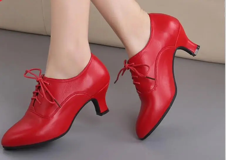Женские туфли для латиноамериканских танцев из натуральной кожи | Спорт и