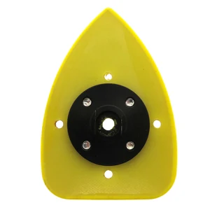 Треугольная шлифовальная резервная подставка 70*100 мм с железной пластиной шлифовальной подложки для шлифовки и полировки