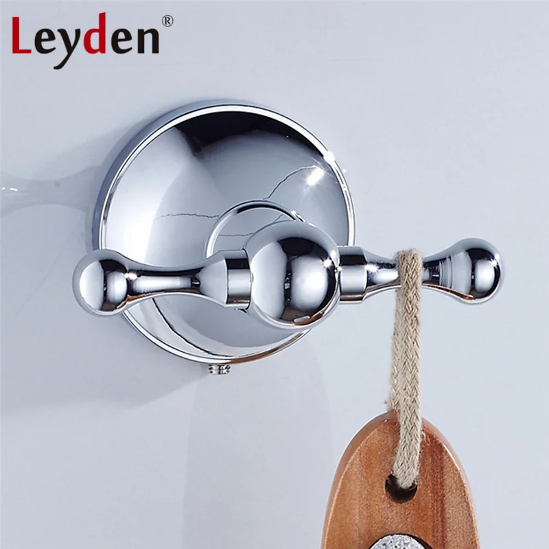 Роскошный крючок Leyden для одежды полотенец халата подвески ванной комнаты