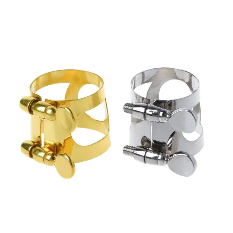 Альтовый саксофон Ми бемоль резиновые бакелит Лигатура мундштука латунь