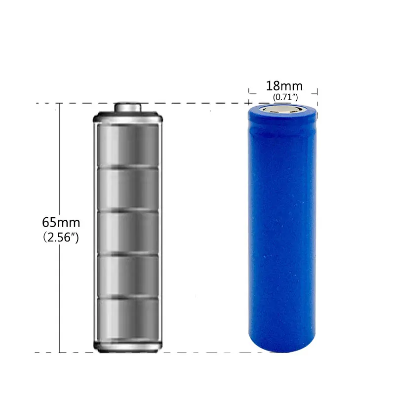 4 шт цена 18650 Батарея 3,7 V литий-ионная аккумуляторная батарея 1800mah
