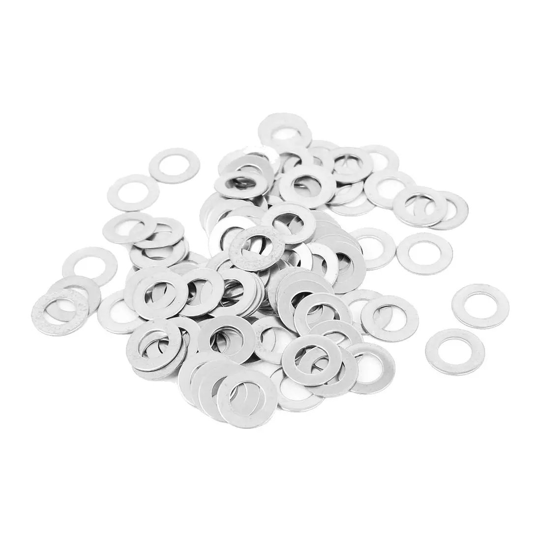 M6x12mmx0.5mm Stainless Steel Round Flat Washer for Bolt Screw 100Pcs | Обустройство дома