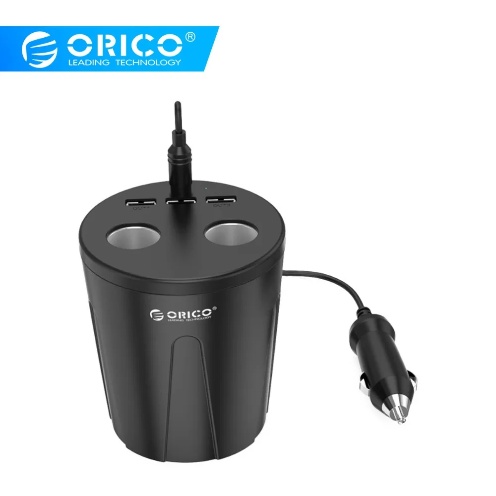 Зарядное устройство ORICO для телефона с 3 usb-портами и держателем стакана