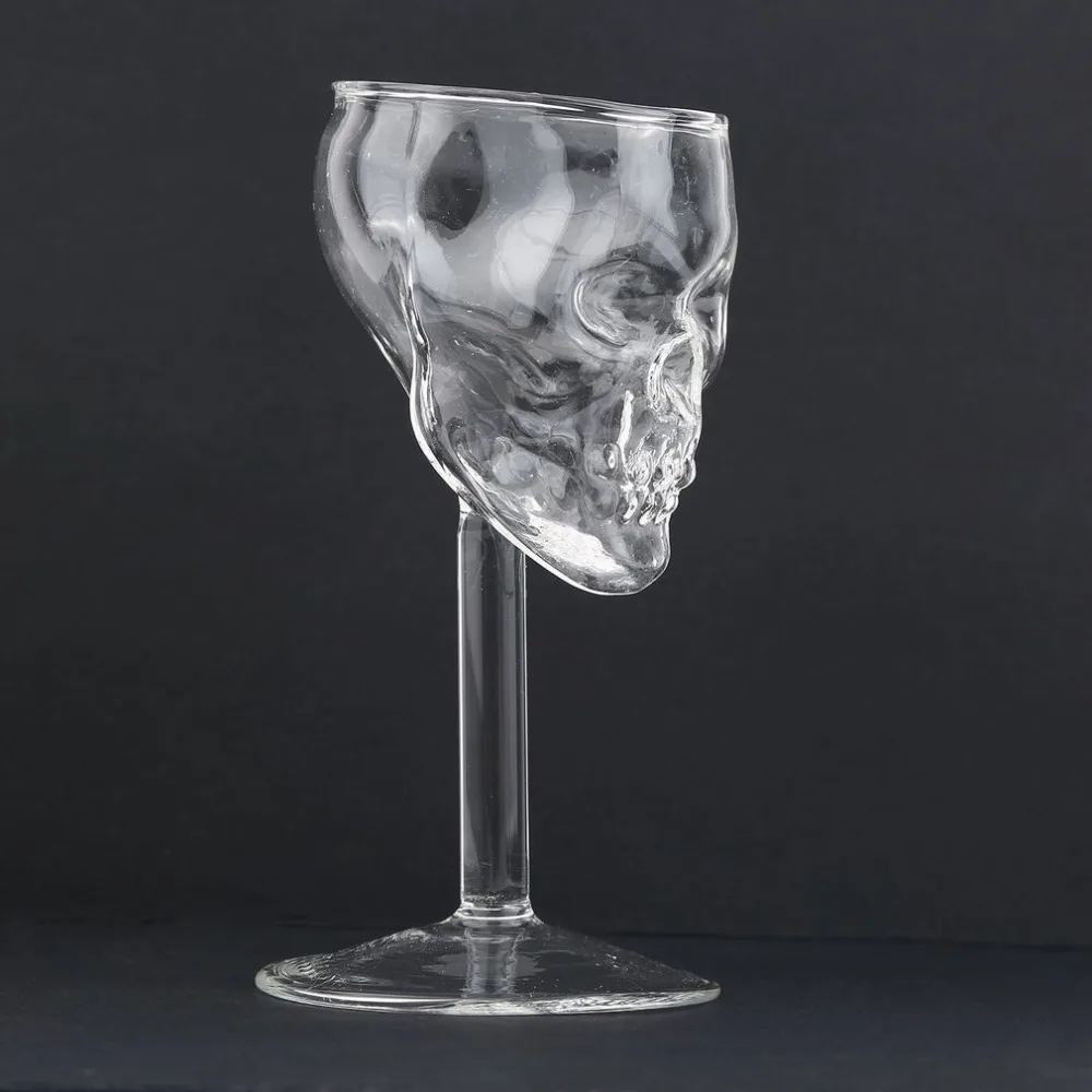 75ML High Temperature Resistance Skull-Shaped Glass Cup Transparent Whiskey Drinking Home Night Club Decorate Mug | Дом и сад