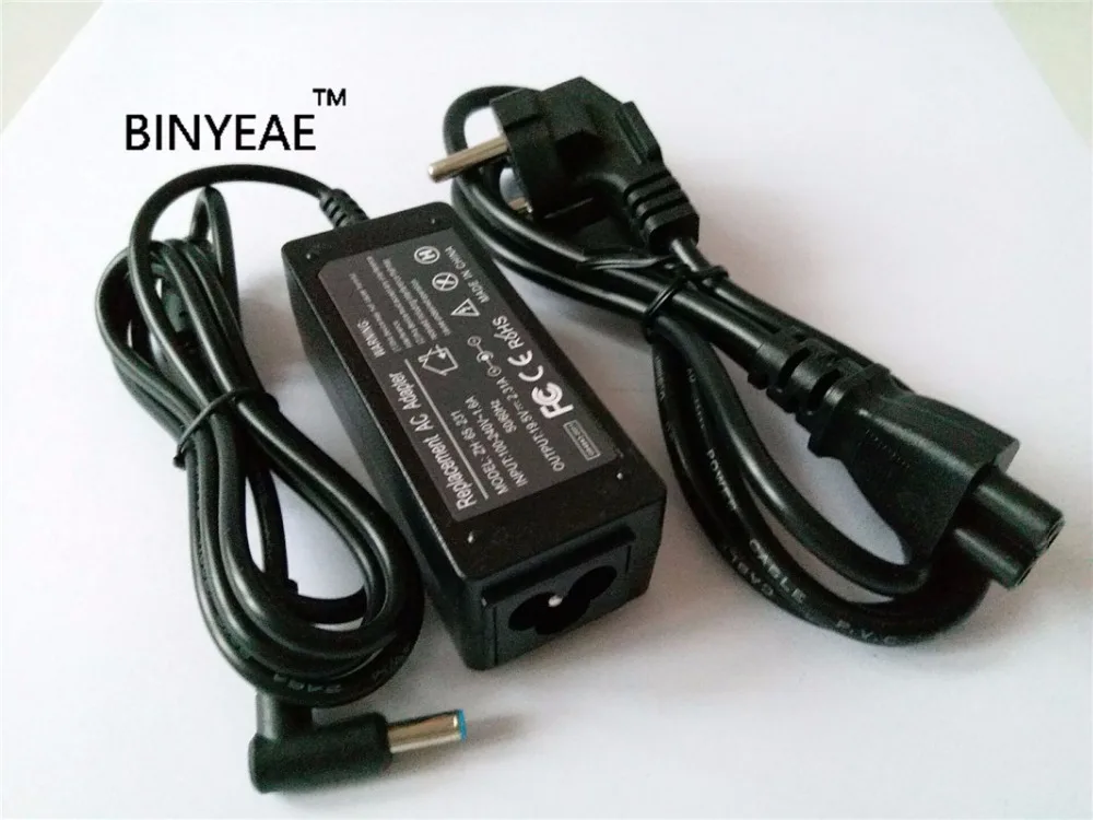Зарядное устройство с синим наконечником для HP Pavilion 15 p066us/G6U18UA 740015 003 741727 001 19 5 в 2.31A