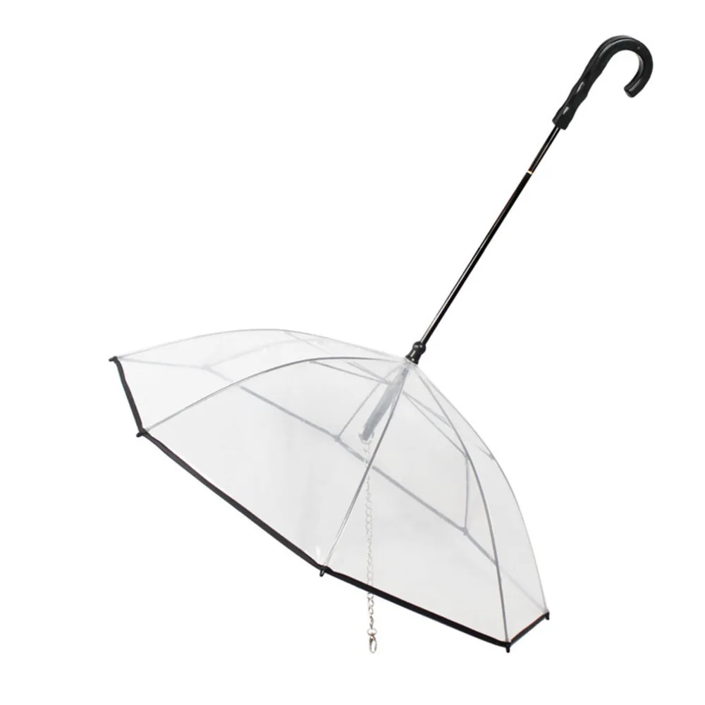 pet Dog leash Transparent Pets Umbrella Articles Assemble Rain Walk A Tow Rope Generation Hair CW-XQ9 | Дом и сад