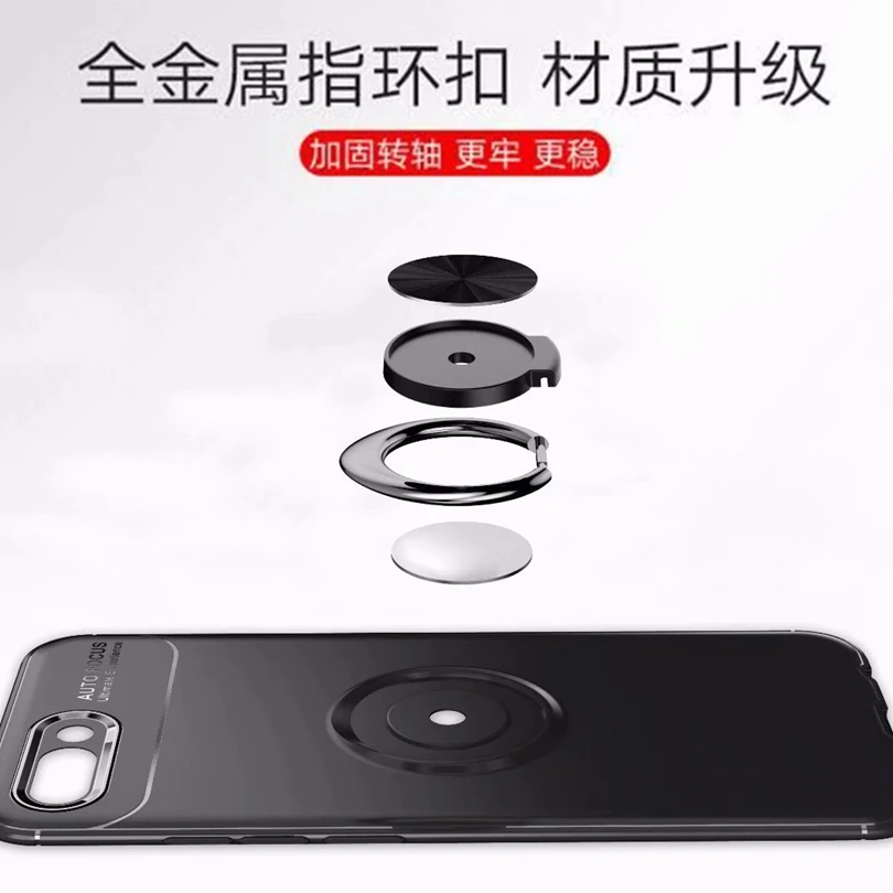 For Huawei Honor 10 / Honor10 5.84&quot Case Magnetic Car Holder 360 Rotating Finger Ring Phone Cover Capa |
