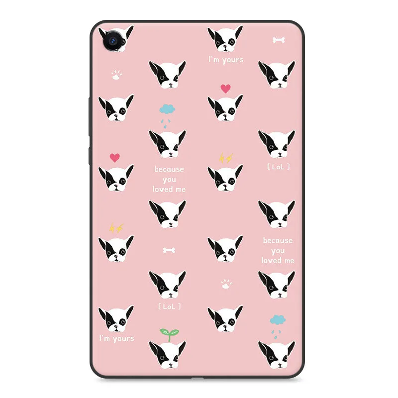 12 Популярный чехол-накладка из ТПУ с мультяшным рисунком для Xiao mi pad 4 8,0, мягкий силиконовый чехол для mi pad 4 mi pad4 8,0 дюймов, защитный чехол - Цвет: 12