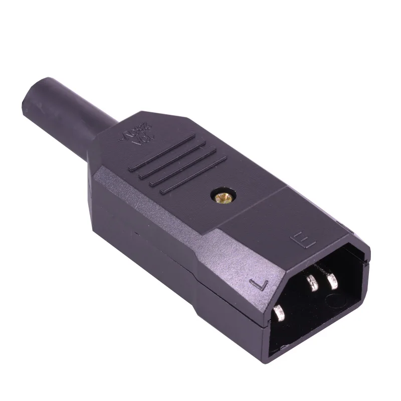 10 комплектов/10 шт. 220 В DC/AC power plug/jack терминал 3pin AC/DC разъем питания Разъем провода