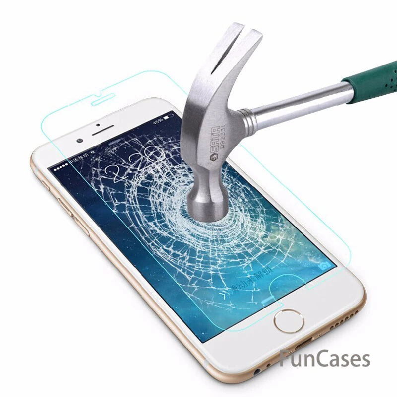 Протектор экрана закаленное стекло для iPhone 8 7 6 S Plus X 5 5S SE 4 4s XS MAX XR защитный