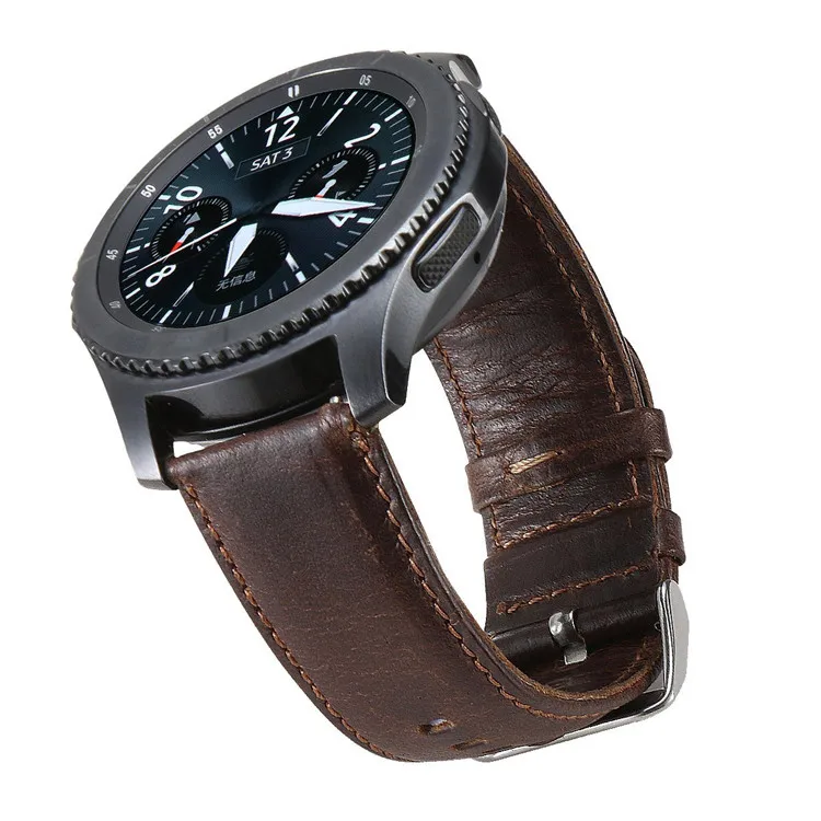 OSRUI gear S3 Frontier ремешок для samsung Galaxy watch 46 мм Классический S 3 22 мм ремешок для часов correa кожаный ремешок для часов для amazfit