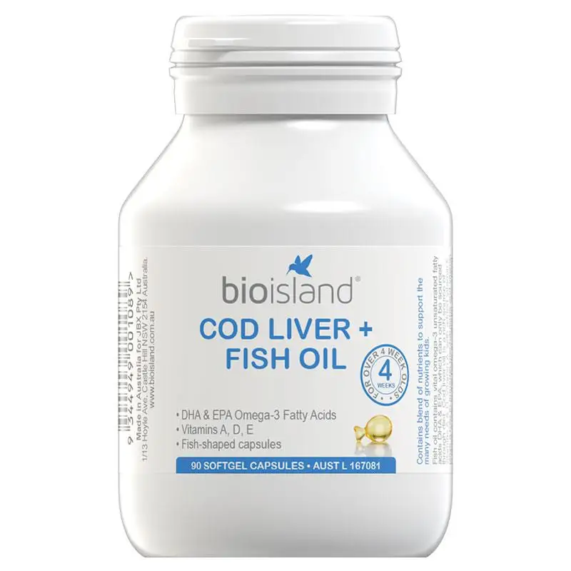 Австралия Bio Isand COD печень + рыбий жир для детей|Автозагары и бронзаторы тела| |