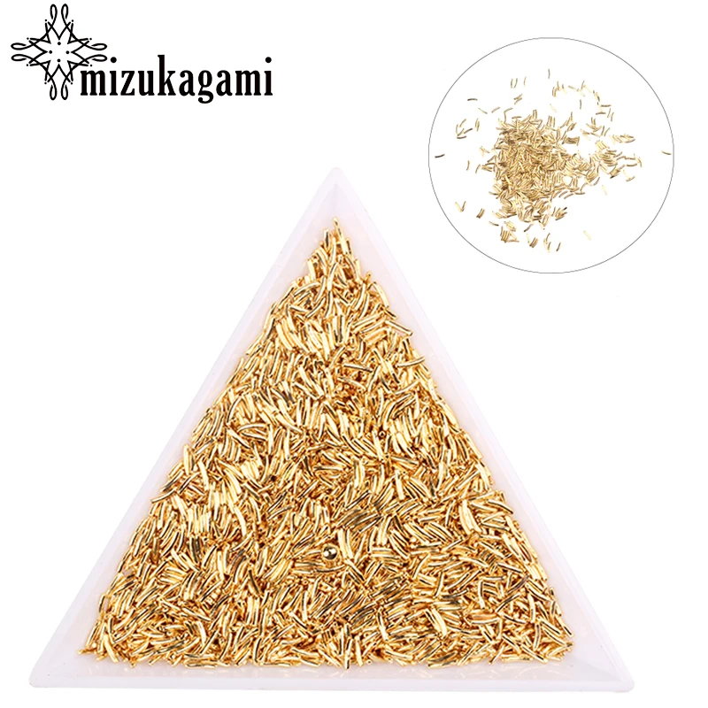 100 шт./лот металлическое украшение из золотого сплава художественные наконечники