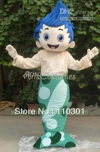 bubble guppies character gil mascot costume carnival fancy dress | Тематическая одежда и униформа