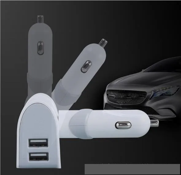 2 USB + гнезда прикуривателя 90 градусов складной 4 ядра быстрая зарядка