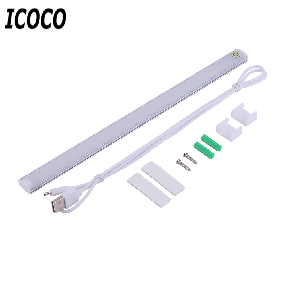 ICOCO новейшая ультра тонкая Настольная лампа с регулируемой яркостью 110 240 В 6 Вт