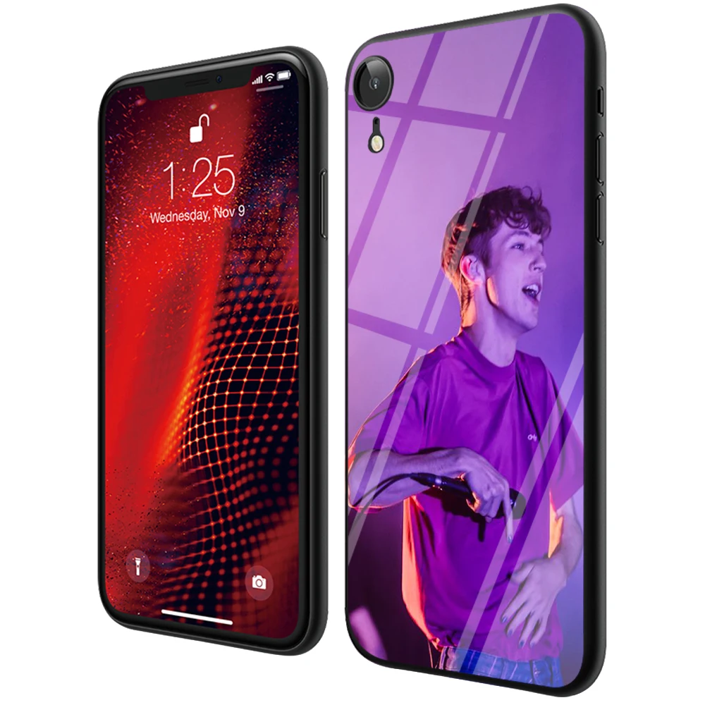 Чехол Lavaza Трой Сиван из закаленного стекла ТПУ для iPhone 6 6S 7 8 Plus 5 5S SE XR X XS 11 Pro