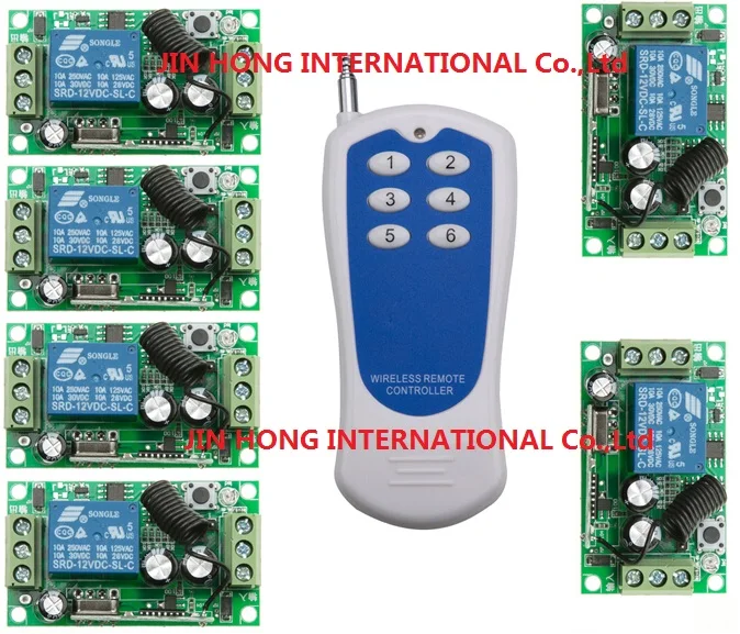 DC12V 1CH RF кулисный переключатель livolo системы умный дом РАДИО 315/433 МГц rf подъемный 6