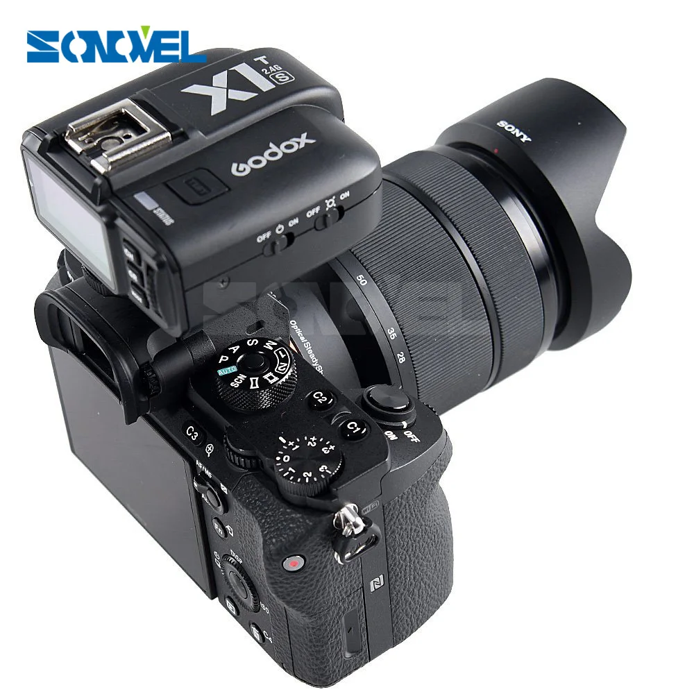 Godox X1T-S TTL 2.4G Wireless Trigger for Sony+3x XTR-16S Flash Receiver godox V850/V860C/V850II/V860IIC/V860N/V860II-F | Электроника