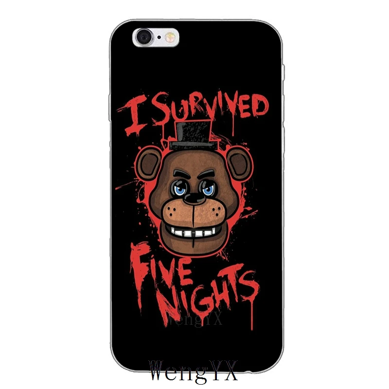 Fnaf плюшевый Забавный тонкий ультра тонкий ТПУ мягкий чехол для телефона для iPhone 4 4S 5 5S 5c SE 6 6s 7 8 plus X XR XS Max - Цвет: Fnaf-Plush-Foxy-A-02