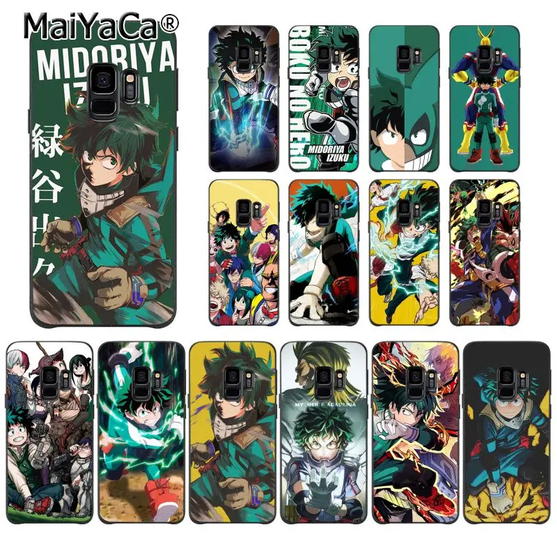 MaiYaCa аниме Моя геройская Академия deku и bakugou чехол для телефона Samsung Galaxy S20 S8 S7 edge S6