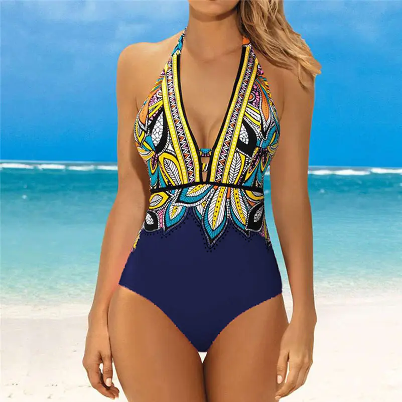 Одна деталь купальный костюм ванный комплект 2019 Для женщин сексуальный push ups