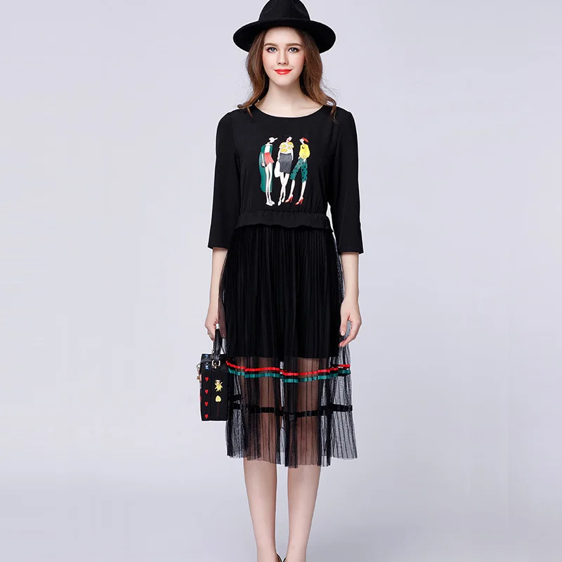 Новое модное летнее офисное Повседневное платье рубашка с плиссированным