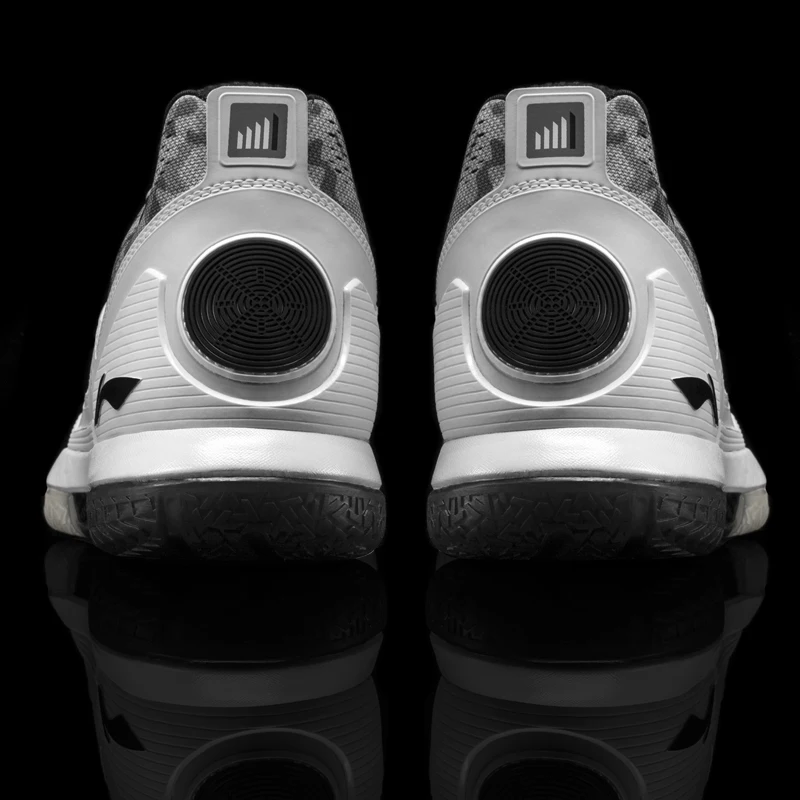 Мужские кроссовки Li-Ning WOW 5 серые камуфляжные баскетбольные ботинки WOW5 спортивная