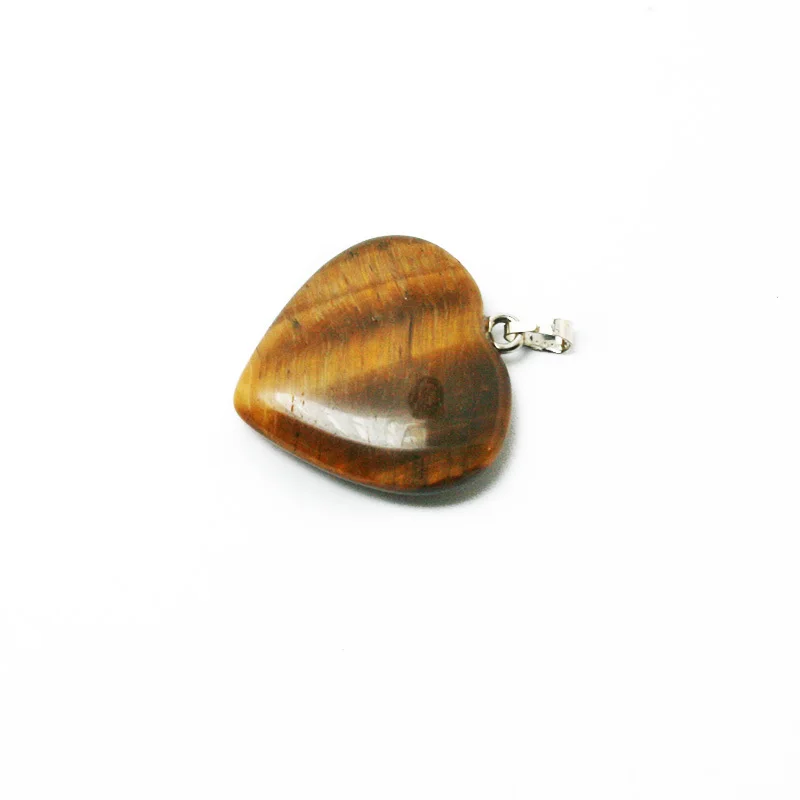 Новое поступление 2018 модные подвески из натурального камня в виде сердца для