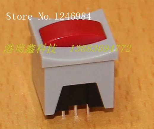 

[SA]Taiwan ZIPPY no lock reset switch gray square panel switch P2-0SRG-Z--50pcs/lot