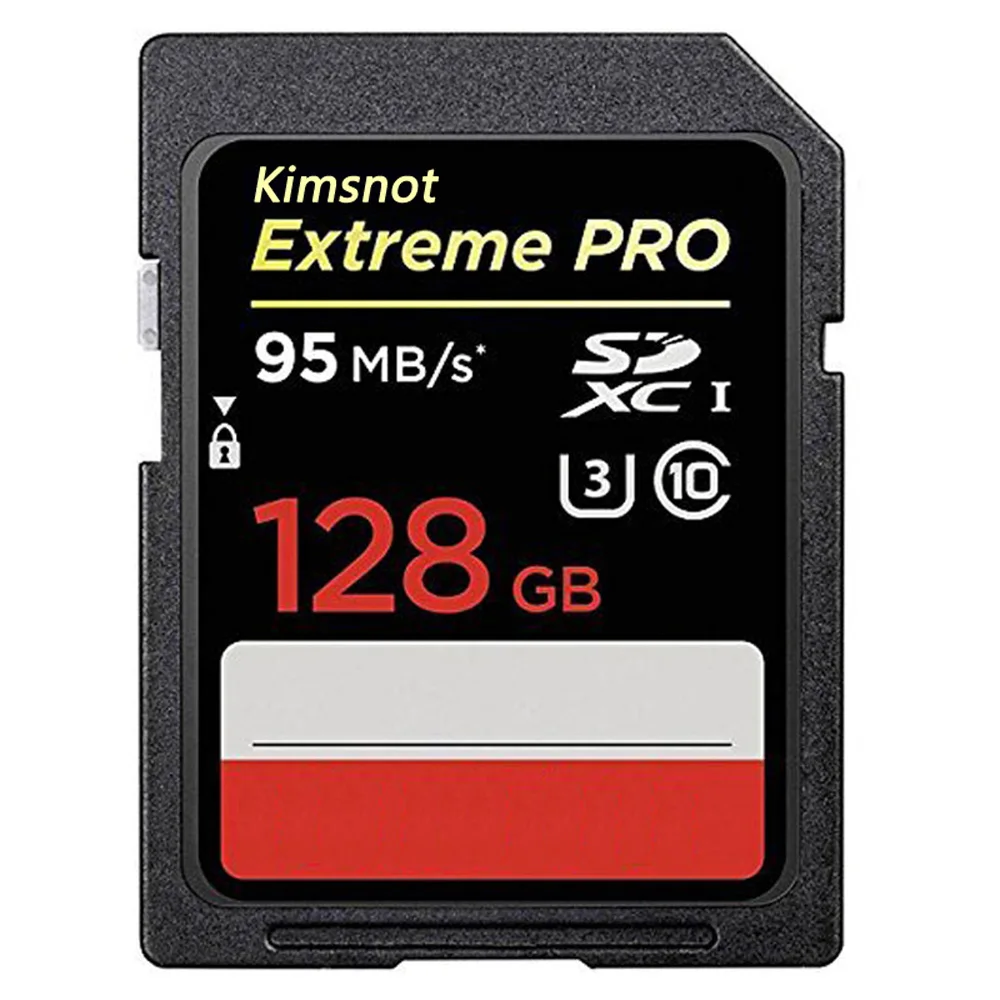 Kimsnot Extreme Pro 633x SD карты 256 ГБ 128 Гб 64 Гб оперативной памяти, 32 Гб встроенной памяти, 16 Гб флэш-памяти SDHC, карта памяти SDXC карты Class 10 95 МБ/с. UHS-I для Камера