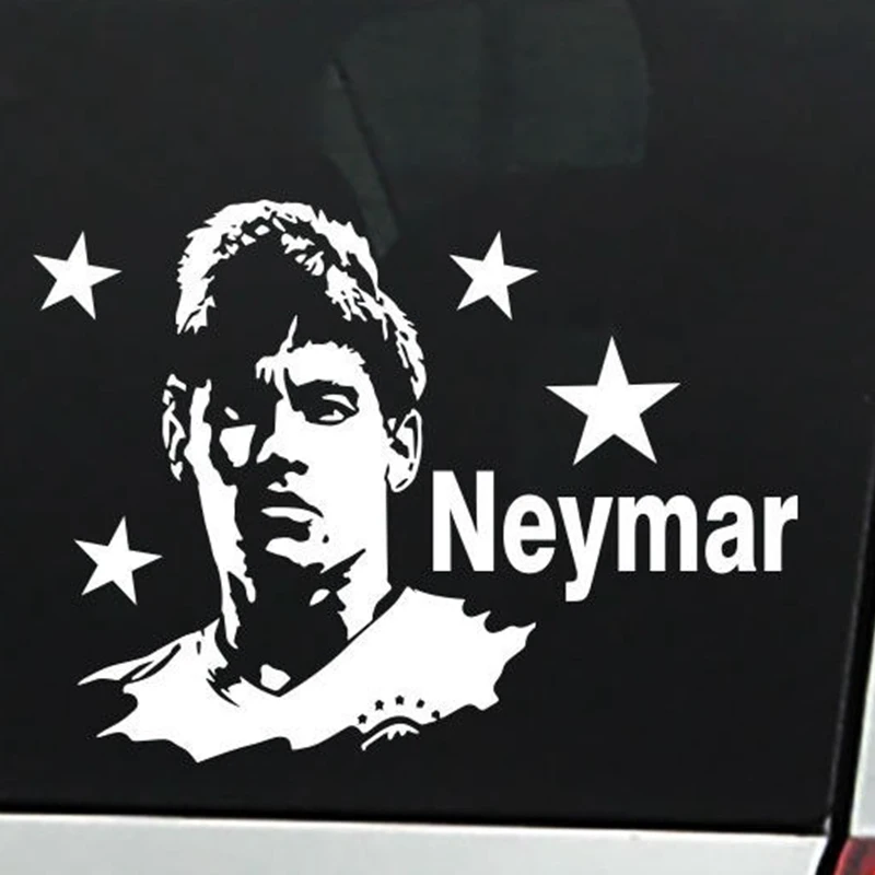 Виниловые наклейки на стену для футбольного игрока Neymar Спортивная наклейка