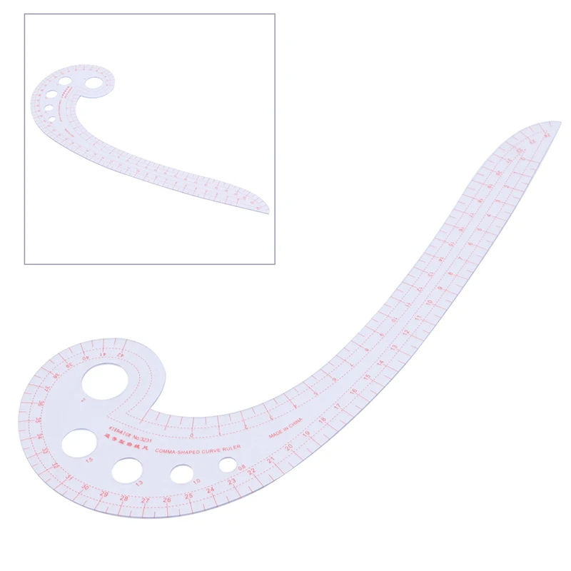 Multi-function Grading Ruler Cutting ruler Sewing Feet Tailor-foot Put Yardstick Sleeve Arm Curve Cut | Дом и сад