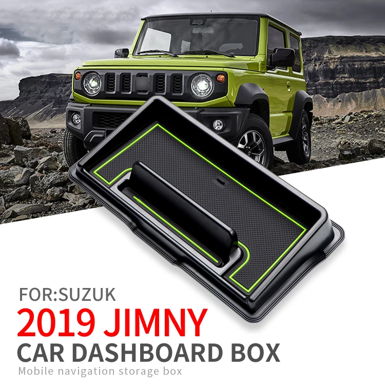Smabee коробка для хранения приборной панели автомобиля для Suzuki Jimny аксессуары многофункциональная Нескользящая подставка для телефона консоль для уборки